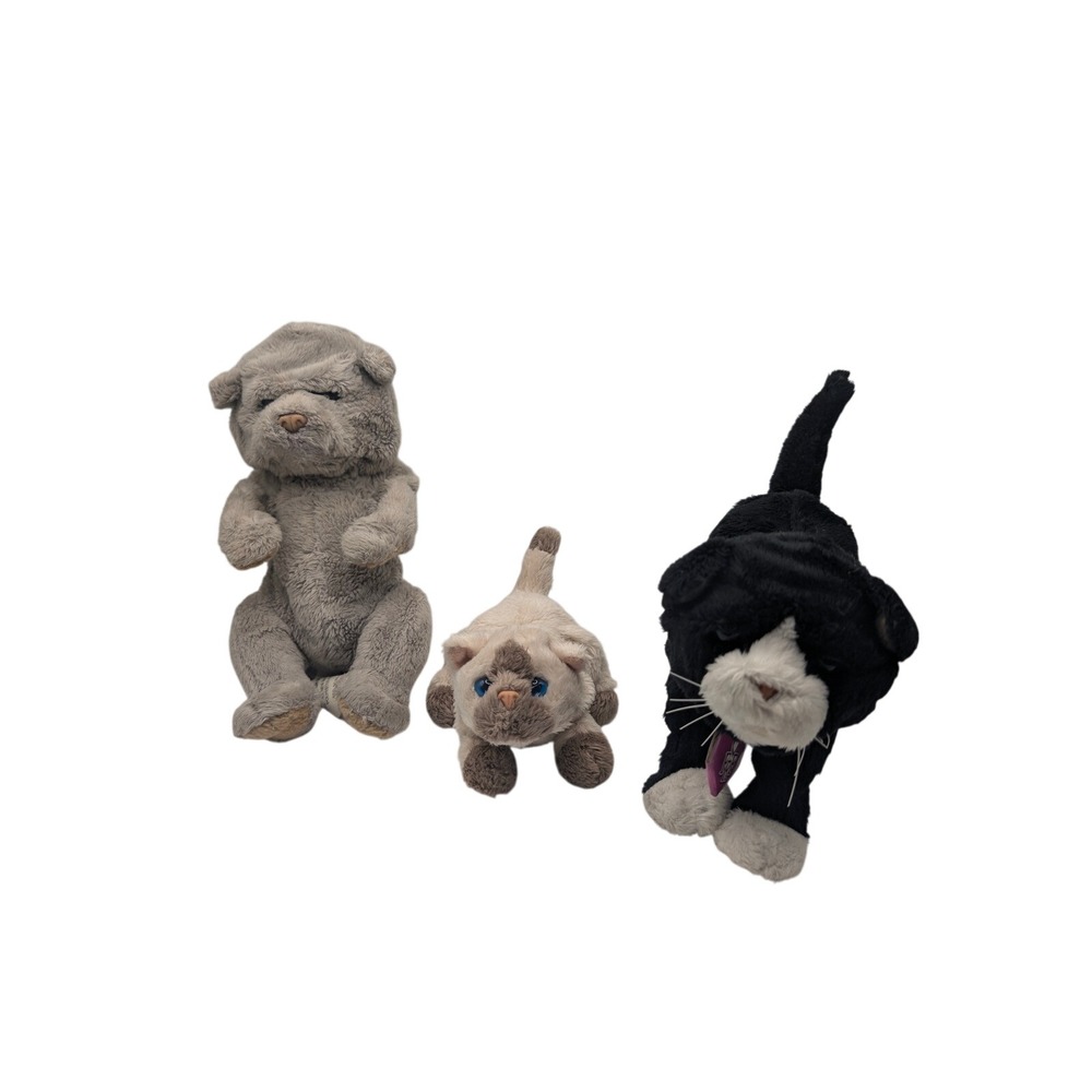 FurReal Friends Plush Toy Multi Cat Bear Newborn Luv Cubs Lot of 3